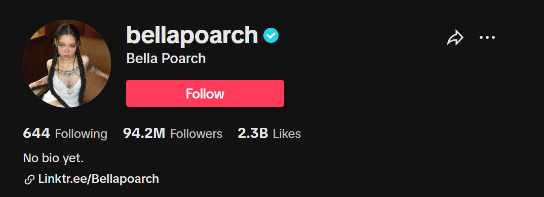 Bella Poarch Social Media Influencer Profile Image Bella Poarch social media influencer portrait