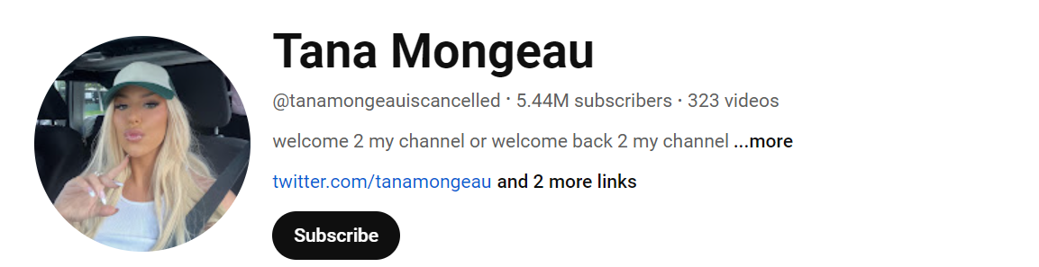 43. Tana Mongeau Social Media Influencer Profile Image 43. Tana Mongeau social media influencer portrait