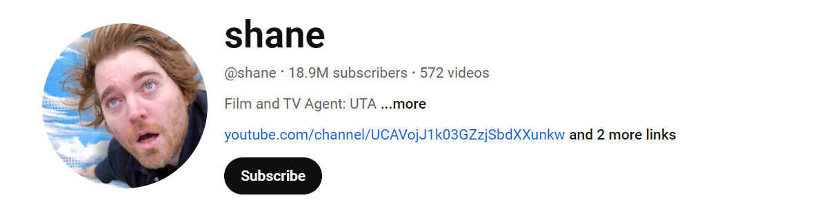 Shane Dawson Social Media Influencer Profile Image Shane Dawson social media influencer portrait