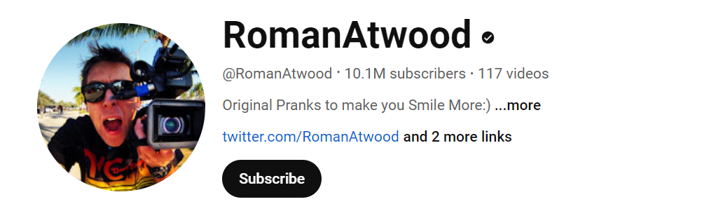 55. Roman Atwood Social Media Influencer Profile Image 55. Roman Atwood social media influencer portrait