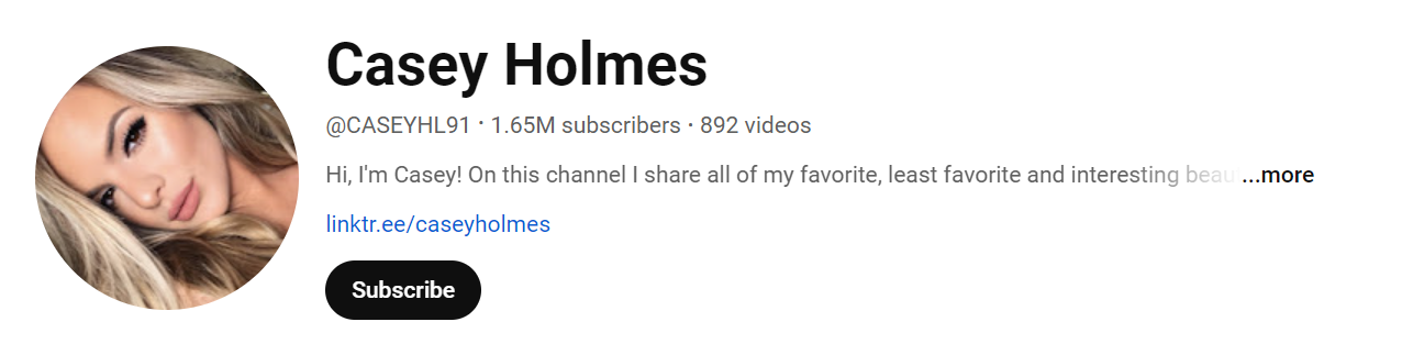 38. Casey Holmes Social Media Influencer Profile Image 38. Casey Holmes social media influencer portrait