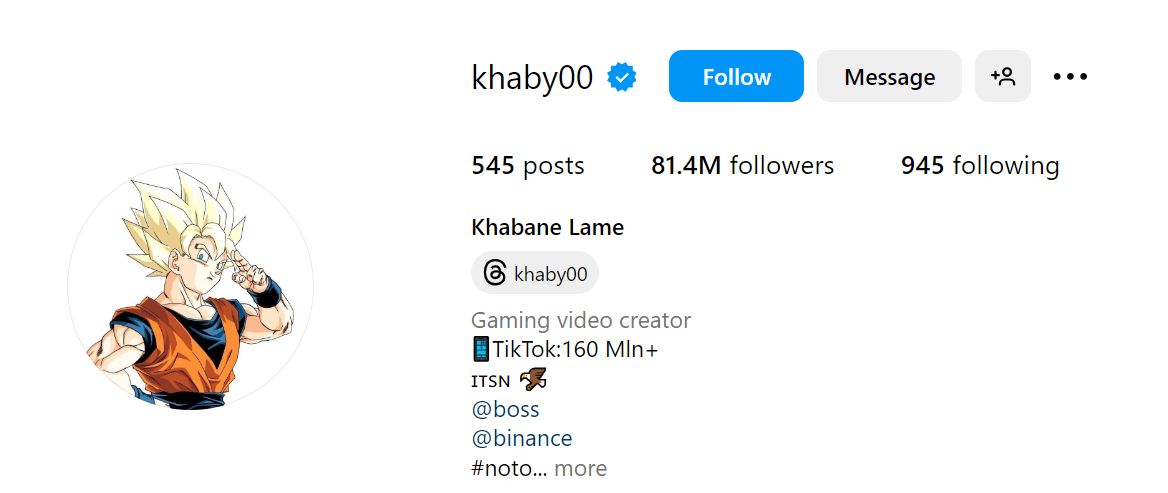 Khaby Lame Social Media Influencer Profile Image Khaby Lame social media influencer portrait