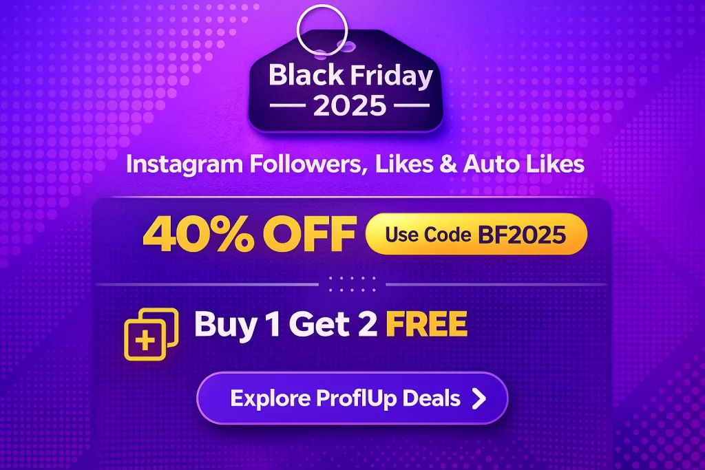 Buy Instagram Followers, Likes & Auto Likes – Black Friday 2025 Deals